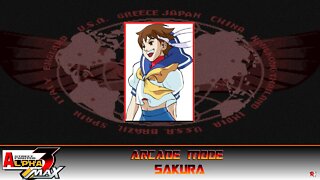 Street Fighter: Alpha 3 Max: Arcade Mode - Sakura