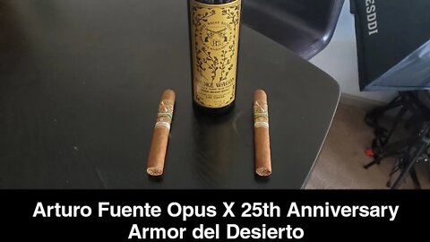 Arturo Fuente Opus X 25th Anniversary Armor Del Desierto cigar review