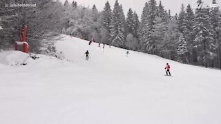 Un salto sugli sci... 'cinematografico'!