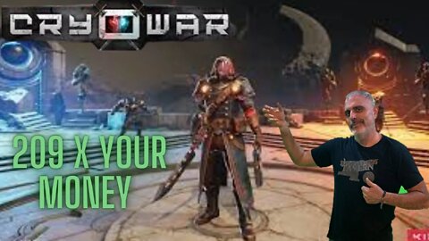 CRYOWAR is set to make you a millionaire. 500x your money