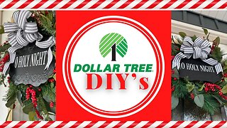 Dollar tree Christmas DIY wreath, ￼ dollar tree DIY’s, blessed beyond measure. #dollartreediy