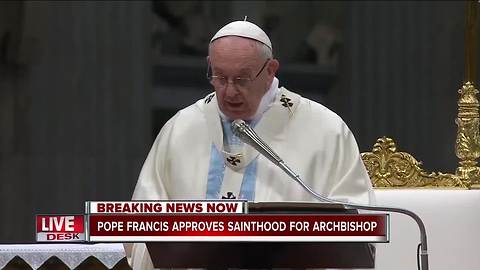 Pope Francis approves sainthood for Archbishop Oscar Romero, Pope Paul VI