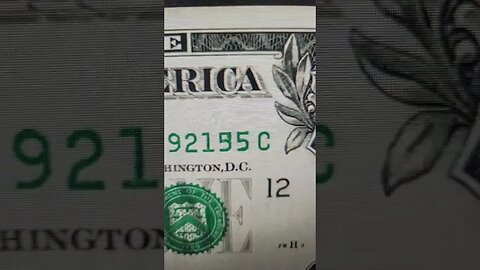 Dollar Bill INK Error! #money