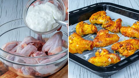 How to cook marinade for the tenderest chicken wings (5 spices)