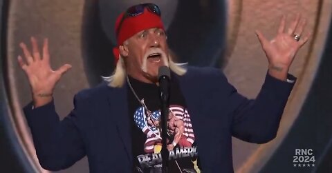 🚨 Hulk Hogan Takes the Stage at RNC to Resounding Chants of “USA!”
