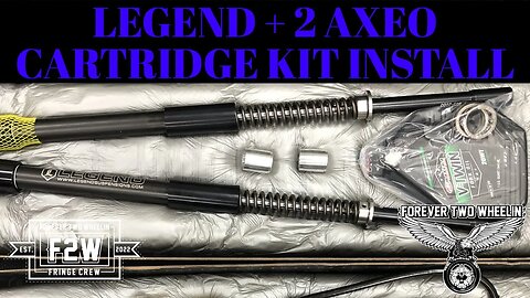 Episode 9 +2 Legend Axeo Cartridge kit installed in my 2021 Road Glide