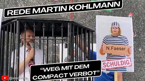 Rede RA Kohlmann (Freie Sachsen) "Weg mit dem Compact Verbot" 17.07.2024@Weichreite TV🙈