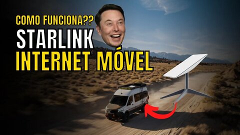 Como funciona a Internet Móvel da Starlink?? (A Internet via Satélite do Elon Musk)