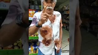 Homem manda recado para eleitores do Lula