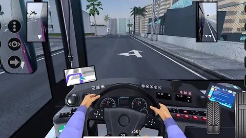 BeamNG drive, bus driving experience, Dubai another route , perfect street views