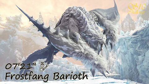 Frostfang Barioth (07'21'') | Insect Glaive | Monster Hunter World: Iceborne | "Sub 10 Challenge"