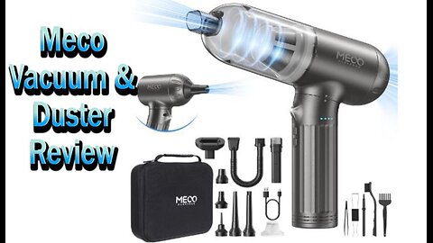 Meco Cordless Vacuum & Air Duster Review.