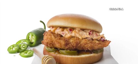 Chick-Fil-A's new Honey Pepper Pimento chicken sandwich