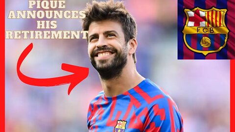 Gerard Pique Announces His Retirement #fcbarcelona #gerardpiqué #barca