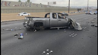 Double fatal wrong-way crash on U.S. 95 in Las Vegas