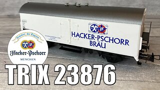 Trix 23876 - Hacker-Pschorr Brewery Chilled Beer Wagon - Unboxing & Review HO Scale