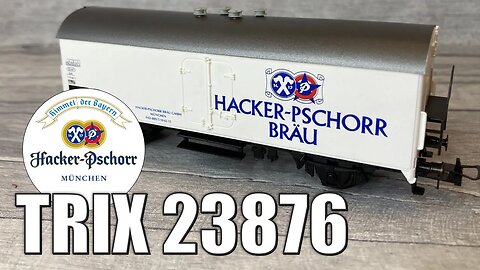 Trix 23876 - Hacker-Pschorr Brewery Chilled Beer Wagon - Unboxing & Review HO Scale