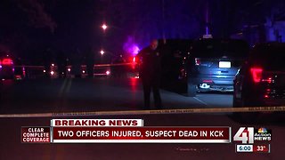 KCK police officer shot, suspect killed
