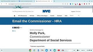 Polite and respectful email to the New York City Human Resources Administration about transportation