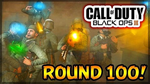ROUND 100 EASTER EGG FLAWLESS GAMEPLAY ATTEMPT - BLACK OPS 3 ZOMBIES DER EISENDRACHE! (BO3 Zombies)