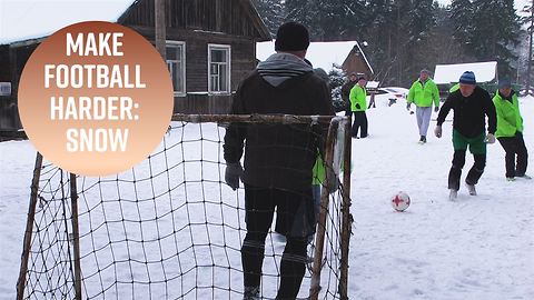 Frozen league: The football team that chooses snow