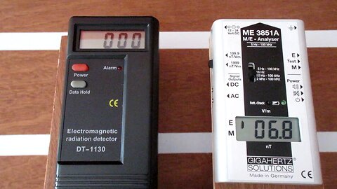 Best EMF meters Part 4/13 (Electric 1) -- 11 EMF meters versus Extension cable --