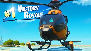 Fortnite But Staying In a Helicopter All Game 🚁