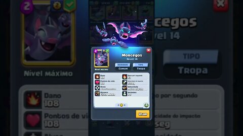 CLASH ROYALE - MORCEGOS NÍVEL MÁXIMO