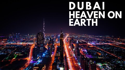 Dubai 4k night view best place on earth