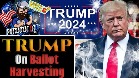 TRUMP Unveils BALLOT HARVESTING Plan | #maga #trump