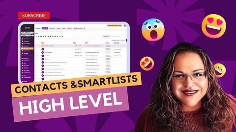 Contacts & Smart Lists | #GoHighLevel Tutorial 2023