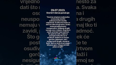 Poruka Svemira 29.07.2023