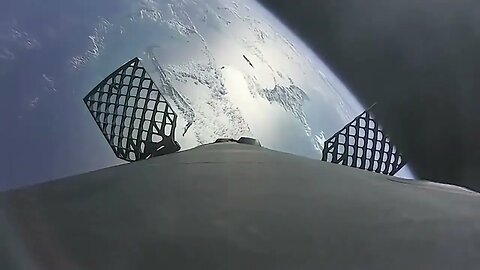 Onboard view from Falcon 9’s flight to space and back during smallsat rideshare mission spaceX