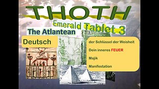 Thot der Atlantische Lesesmaragdtafel 3