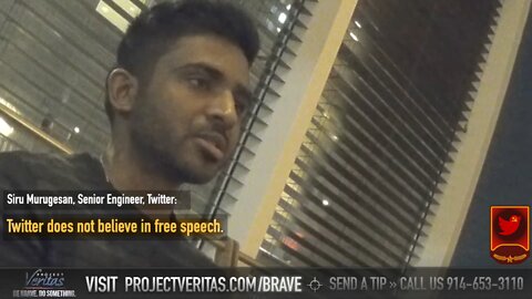 Twitter Senior Engineer Admits in Undercover Video, “Twitter Does Not Believe in Free Speech”