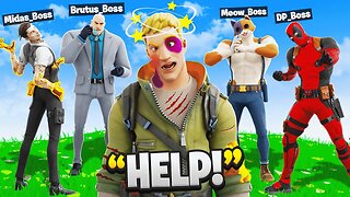 I Pretended To Be EVERY Mythic Boss - Fortnite