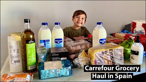 Carrefour Grocery Haul in Spain