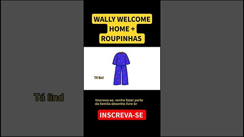 COMO DESENHAR WALLY WELCOME HOME+ ROUPINHAS #welcomehome #wally #shorts