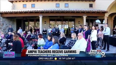 Amphi teachers receive free fitness trackers