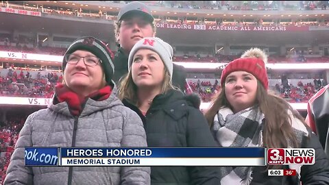 Heroes honored at Memorial Stadium