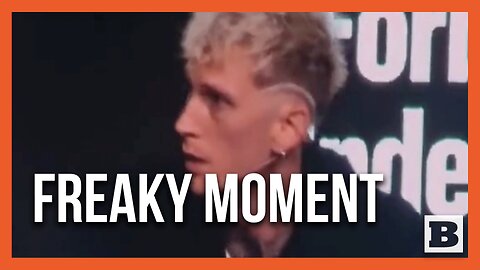 SECURITY! Fan Rushes Rapper Machine Gun Kelly on Stage at Event, Gets Carried Off