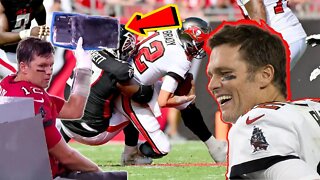 Tom Brady has an interesting response to benefiting from Roughing The Passer call vs the Falcons!