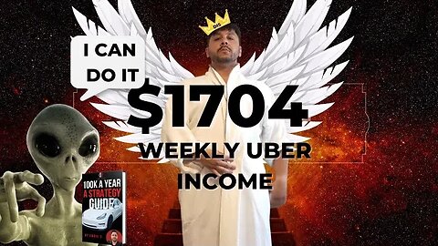 $1704 weekly Uber income | Uber lyft weekly earnings in 2023