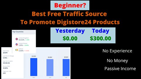 How to make $250 in 10 minutes With digistore24 / Free Traffic Method For Affiliate Marketing 2022