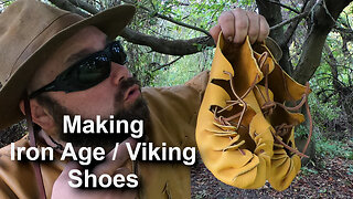 Iron Age Shoe Tutorial (Viking Shoes)