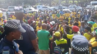 SOUTH AFRICA - Durban - City Hall protest (Videos) (fED)