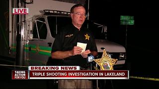 Deputies investigate triple shooting in Lakeland