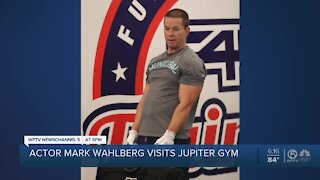 Mark Wahlberg stops by for funky workout at F45 Training in Jupiter