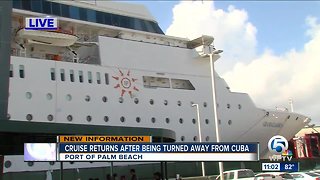 Grand Classica passengers upset ship denied entry into Cuba