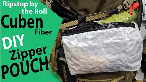 Cuben Fiber Backpacking DIY Zipper Pouch Kit MYOG Ripstop by the Roll